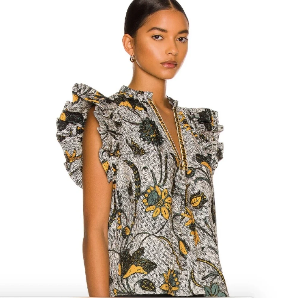 Ulla Johnson Elena Top 4 - Picture 4 of 13